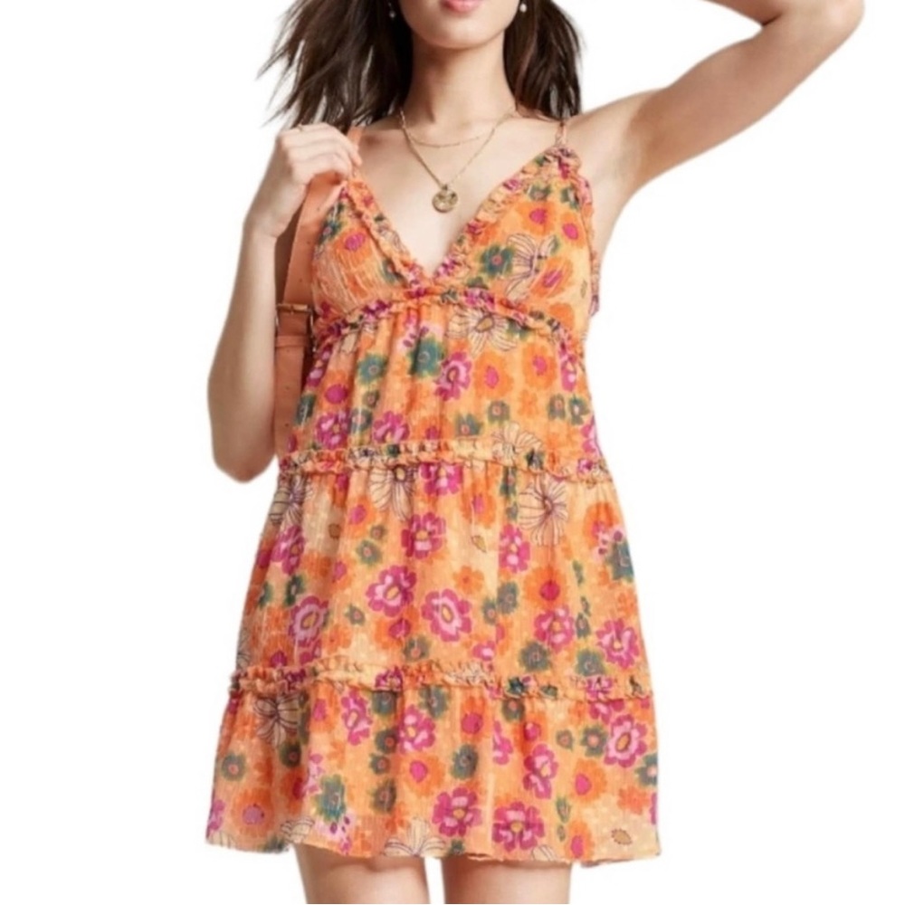 Wild Fable Orange Mini Dress. Size Small
